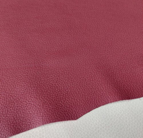 Haberdashery leather - Burgundy, soft, textured, 1,1mm, 190x100 - Image 3