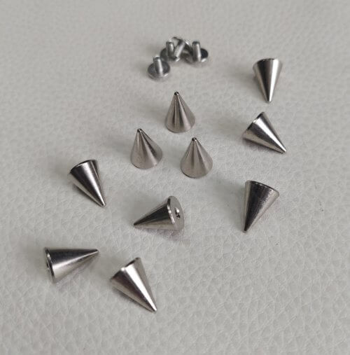 Įsukami spygliai - Italija, 10mm, nikelio/sidabro spalva - Image 3