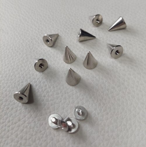 Įsukami spygliai - Italija, 10mm, nikelio/sidabro spalva - Image 2