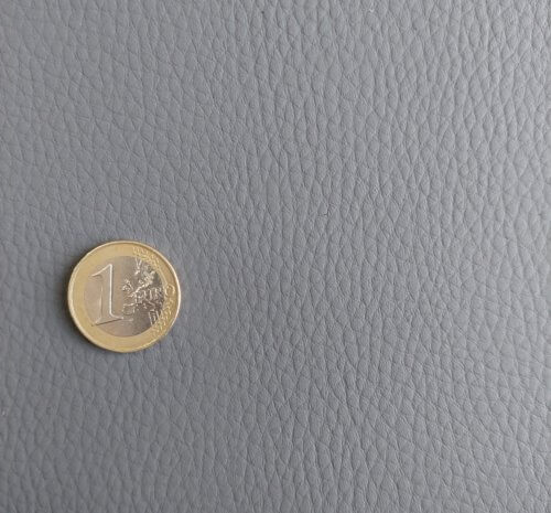 Dirbtinė oda su porolonu - Pilka, 3mm - Image 2