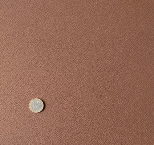 Dirbtinė automobilinė oda "Mercedes" - Ruda, faktūrinė, 1,2mm - Image 3