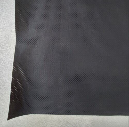 Automotive leather - black, perforated MK3, 1,2-1,4mm - Image 2
