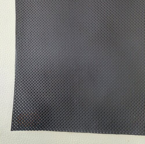 Automotive leather - black, matt, perforated MK10, 1,1-1,3mm - Image 2
