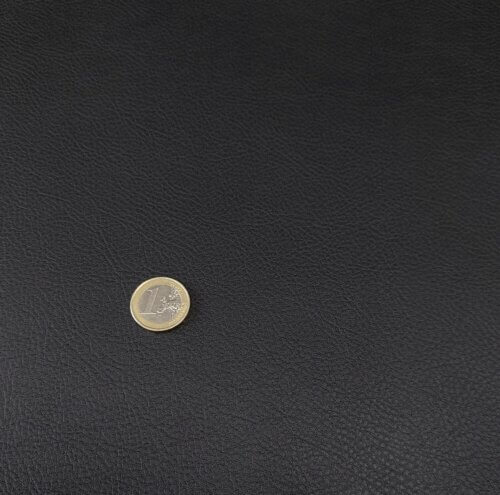 Automotive artificial leather "BMW" - Black, Medium texture, 1,3mm - Image 2
