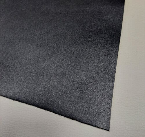 Galanterinė oda - Juoda, vidut. minkštumo, lygi, 1,4-1,6mm, 100x70 - Image 4