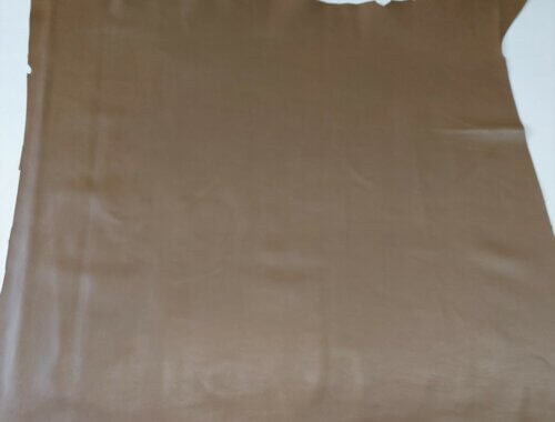 Shoes/Haberdashery leather - khaki, soft, plain, 1,5mm, 120x96 - Image 4