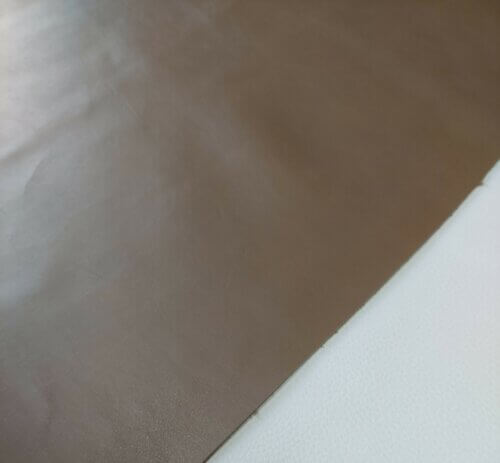Shoes/Haberdashery leather - khaki, soft, plain, 1,5mm, 120x96 - Image 3