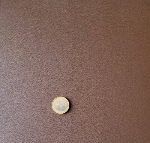 Automotive artificial leather "BMW" - Brown, Small texture, 1,2mm - Image 2