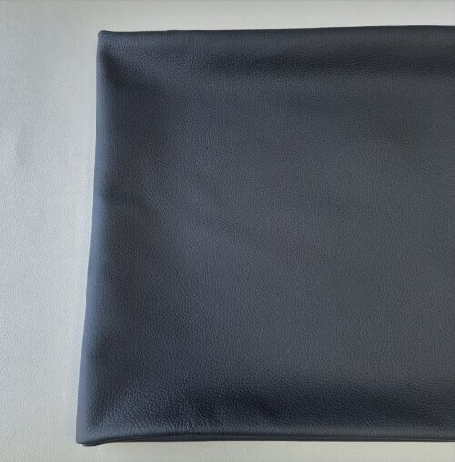 Baldinė oda - ,,Semi-aniline", juoda, "Dollaro", faktūrinė - Image 3