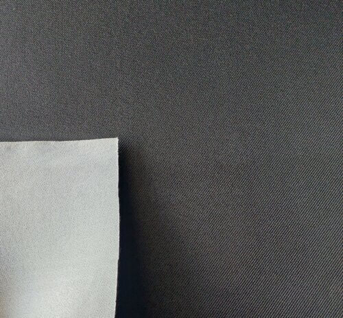 Material for car seat with foam – dark gray with bigger texture - Image 3