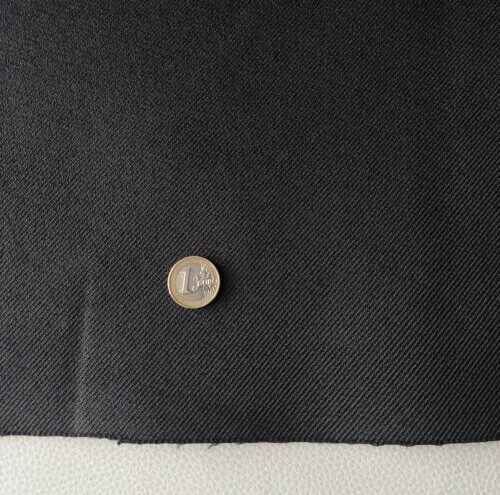 Material for car seat with foam – dark gray with bigger texture - Image 2