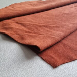 Haberdashery leather - suede, intense brown, 1,3mm, 69dm2