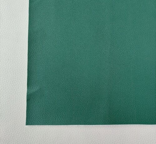 Artificial leather for "Yacht" - Green, 1,0mm