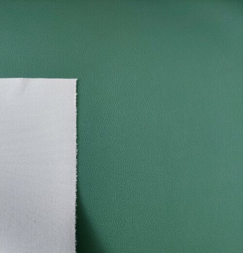 Artificial leather for "Yacht" - Green, 1,0mm