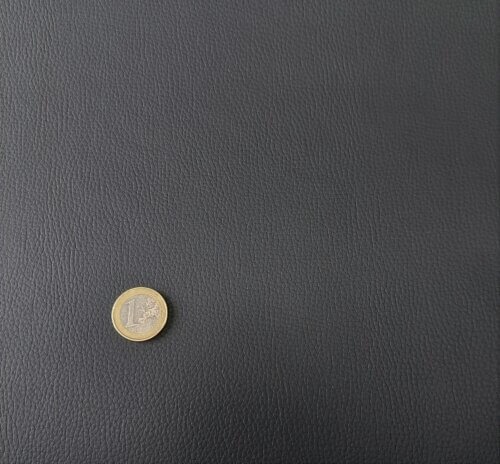 Artificial leather with 5mm foam – Black with texture - Image 3