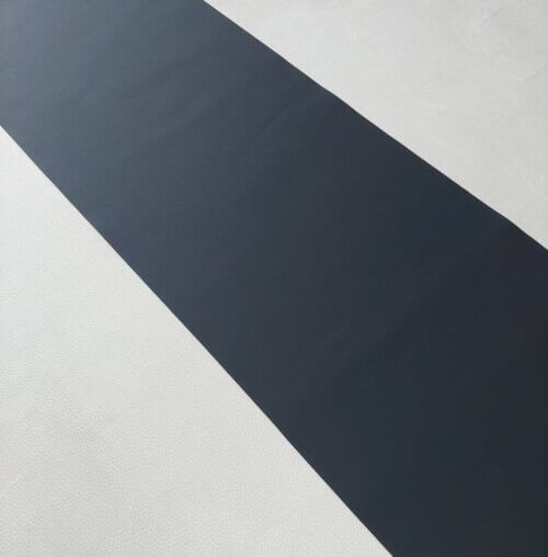 Automotive natural leather "Nappa" - black, smooth, matte, for steering wheels, 1,3mm - Image 3