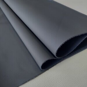 Automotive natural leather "Nappa" - black, smooth, matt, 1,3mm