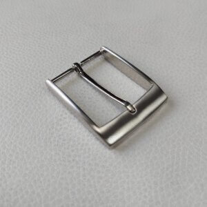 Belt buckle - 40mm, nickel color