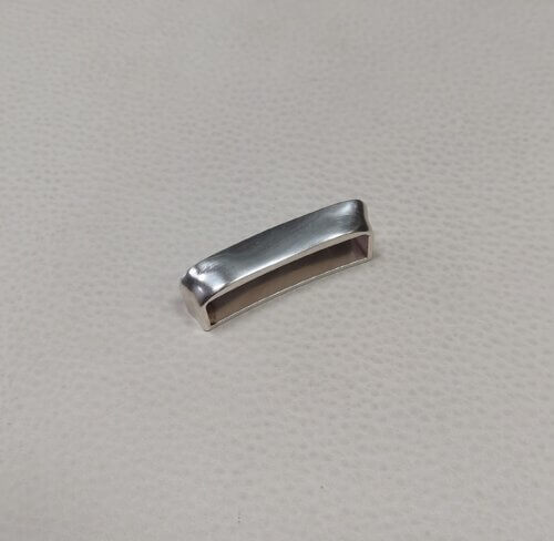 Metalinis diržo laikiklis - 40mm, nikelio spalva - Image 3