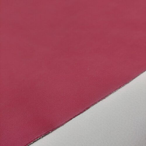 Galanterinė oda - Bordo, lygi, vidut. minkštumo, 1,6mm, 175x80cm - Image 3