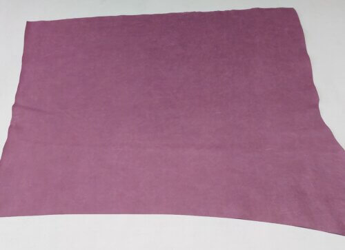 Galanterinė oda - Violetinė, "Crazy Horse", dengta laku, minkšta, 1,2mm, 92x72cm - Image 4