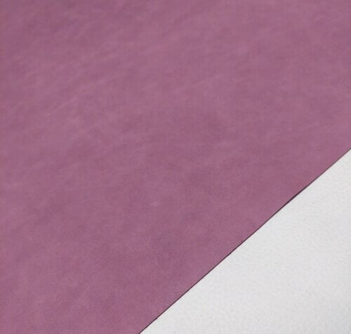 Galanterinė oda - Violetinė, "Crazy Horse", dengta laku, minkšta, 1,2mm, 92x72cm - Image 3