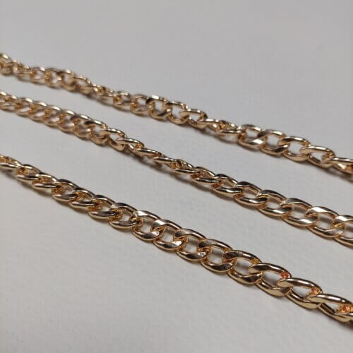 Chain - Italy, gold color, 8mm - Image 2