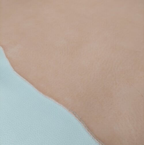 Vegetable tanned leather – not colored, soft, 3,5mm, 160dm2 - Image 3