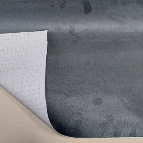 (Likutis)"Alkantaros" atitikmuo, klijuojama plėvelė, pilka, 0,3mm, 30cm - Image 2