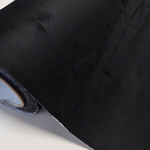 "Alkantaros" atitikmuo, klijuojama plėvelė, juoda, 0,3mm