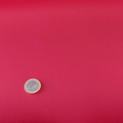 Dirbtinė automobilinė oda - Raudona, lygi, 1,1mm - Image 3