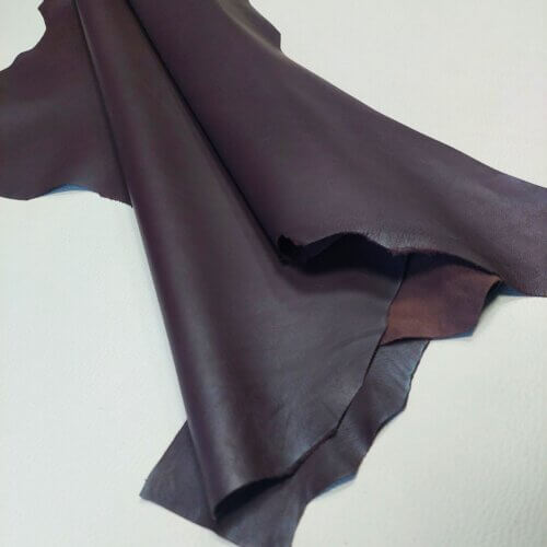 Clothing leather - brown, soft, 0,7-0,8mm, 80x75cm - Image 2