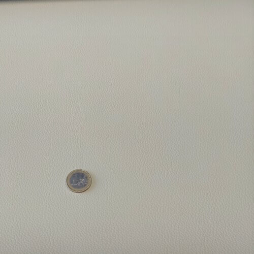 Automotive artificial leather "Mercedes" - Light beige, Large texture, 1,1mm - Image 2