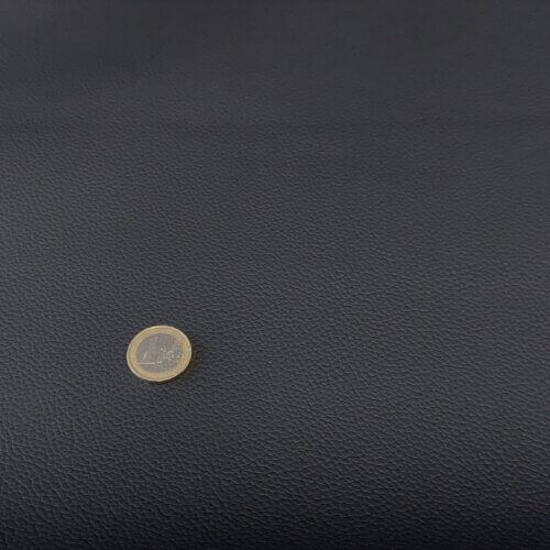 Automotive artificial leather "Mercedes" - Black, Large texture, 1,1mm - Image 2