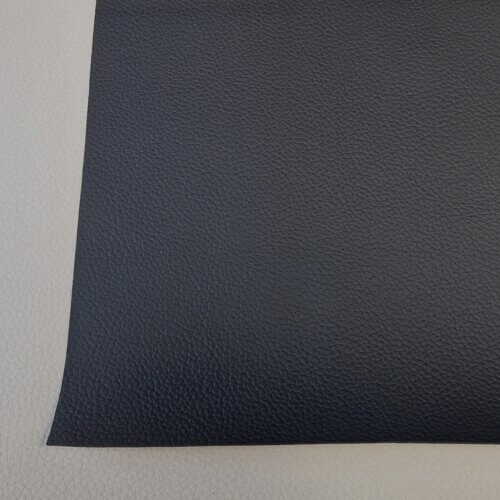 Automotive artificial leather "Mercedes" - Black, Large texture, 1,1mm - Image 3
