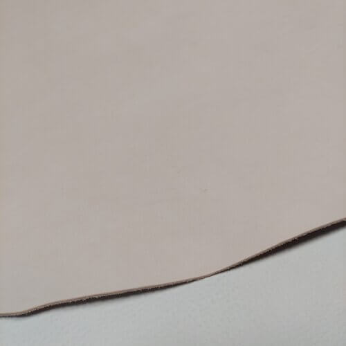 Vegetable tanned leather - natural color, medium soft, 1,5mm - Image 3