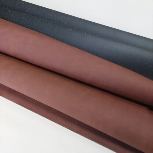 Bonded leather "Nubuck Magic" - Brown, 1,8mm thickness - Image 3