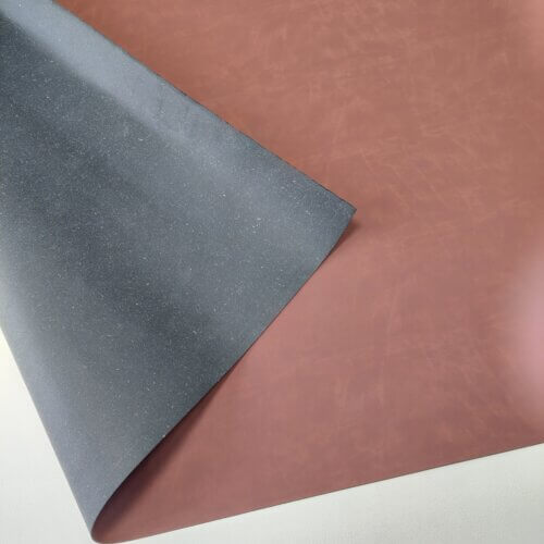 Bonded leather "Nubuck Magic" - Brown, 1,8mm thickness - Image 2