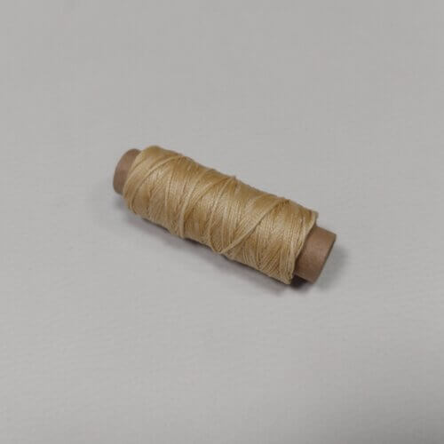 Waxed thread – beige, 1mm - Image 2