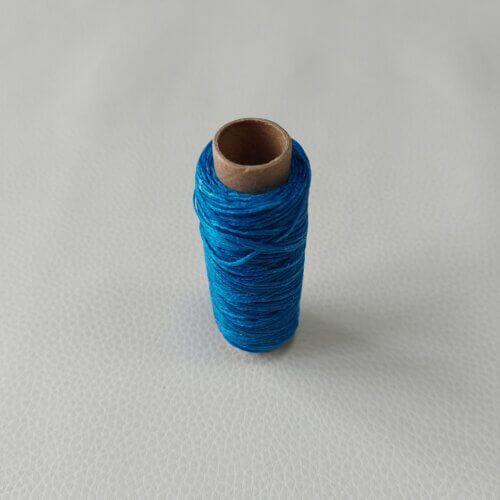 Waxed thread – blue, 1mm - Image 3