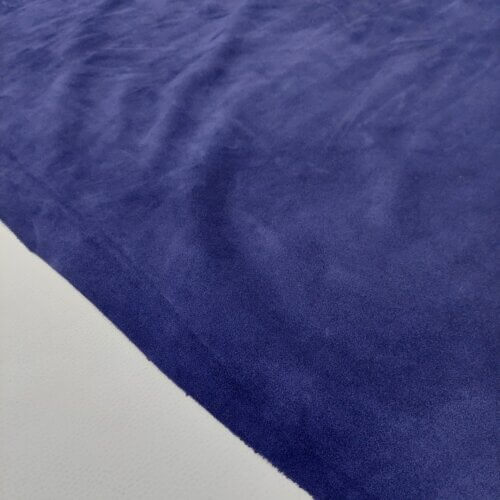 Haberdashery leather - blue, velour, soft, 1,0mm, 128dm2 - Image 3