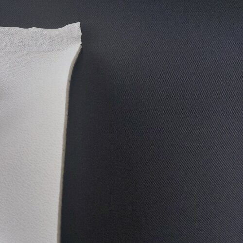Material for car seat with foam "Volkswagen" – black with small texture - Image 3