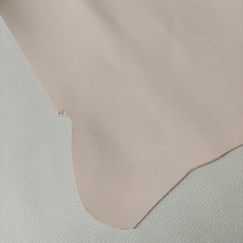 Vegetable tanned leather - not colored, soft, 1,6mm - Image 3