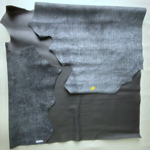 Automotive leather - black, textured, soft, BMW, "Beluga" 1,4mm