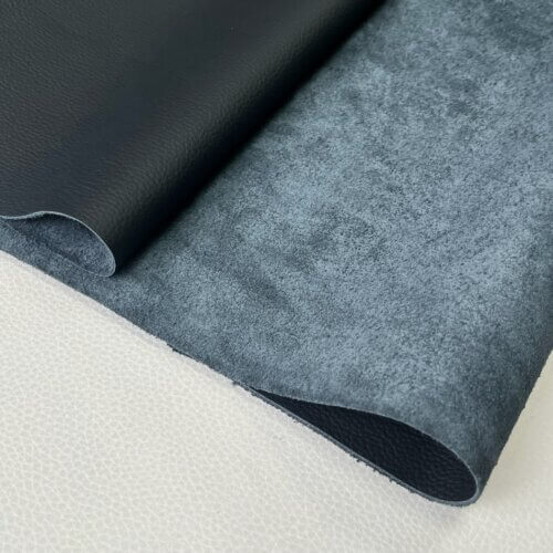 Automotive leather - black, textured, soft, BMW, "Beluga", 260dm2, 1,2mm - Image 3
