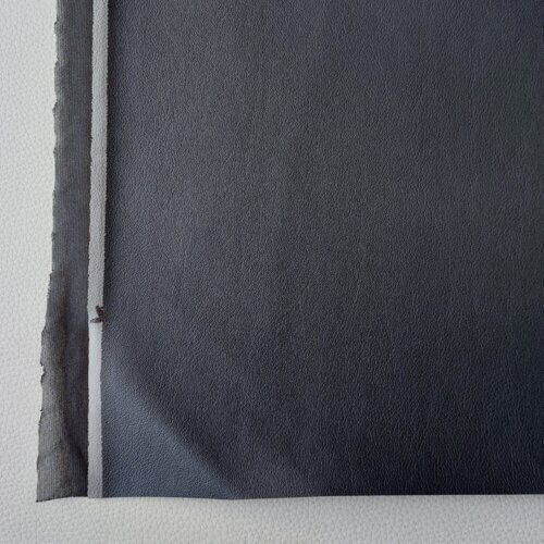 Dirbtinė automobilinė oda - Juoda, smulkios faktūros, 1mm - Image 3
