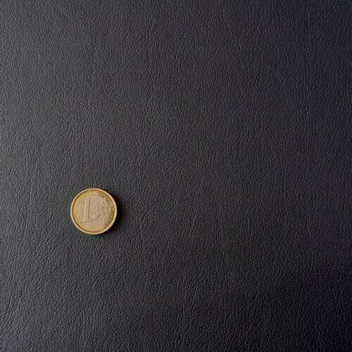 Dirbtinė automobilinė oda - Juoda, smulkios faktūros, 1mm - Image 2