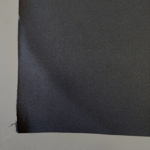 Artificial leather for "Motorcycles" - Black with a rough surface, 1,0mm - Image 3