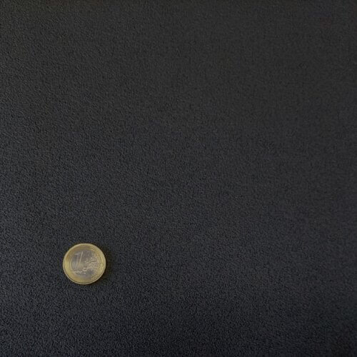 Artificial leather for "Motorcycles" - Black with a rough surface, 1,0mm - Image 2
