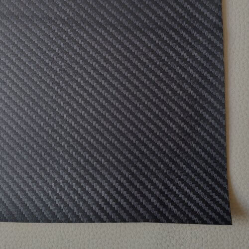 Automotive artificial leather "Carbon" design - Black, 0,9mm - Image 3